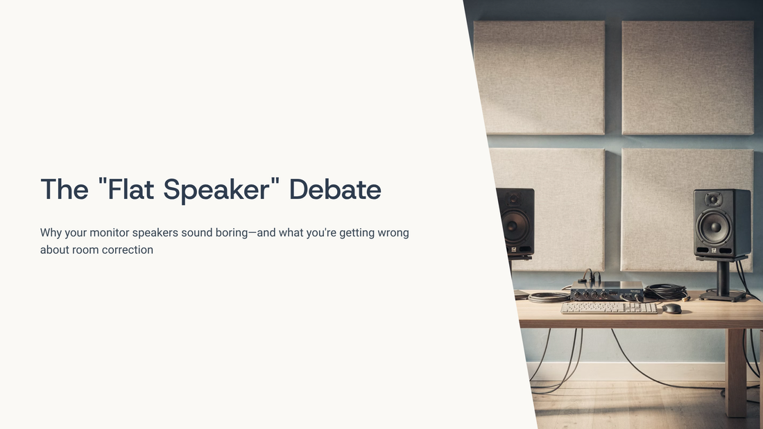 The "Flat Speaker" Debate: Why Your Monitor Speakers Sound Boring (And What You're Getting Wrong About Room Correction)